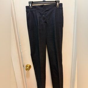 Massimo Dutti Grey Wool Pants Size 4